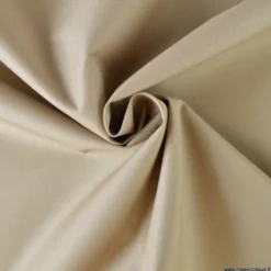 Tissu d'extérieur imperméable beige clair pour protection pluie et soleil