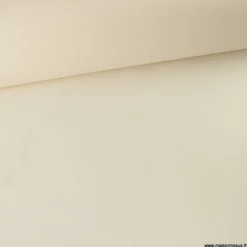 Tissu d'extérieur imperméable blanc cassé pour protection pluie et soleil