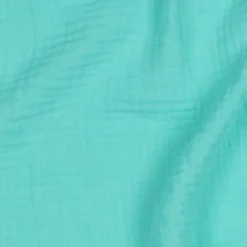 Tissu Double gaze Bio - Menthe poivrée