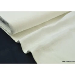 Tissu Double gaze coton Blanc cassé - Milk - OEKO TEX