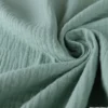 Tissu Double gaze coton Céladon - OEKO TEX