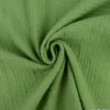 Tissu Double gaze coton Coloris vert ortie - OEKO TEX