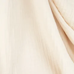 Tissu Double gaze coton Coloris Latté - OEKO TEX