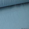 Tissu Double gaze 100% coton denim clair - OEKO TEX
