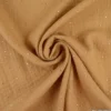 Tissu Double gaze coton Glitter à pois or coloris caramel - OEKO TEX