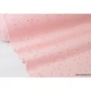Tissu Double gaze coton Glitter à pois OR coloris ROSE BLUSH - OEKO TEX