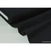 Tissu Double gaze coton noir - OEKO TEX