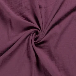 Tissu Double gaze coton Rose foncé - OEKO TEX