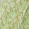 Tissu double gaze de coton Paloum motif palmiers fond amande