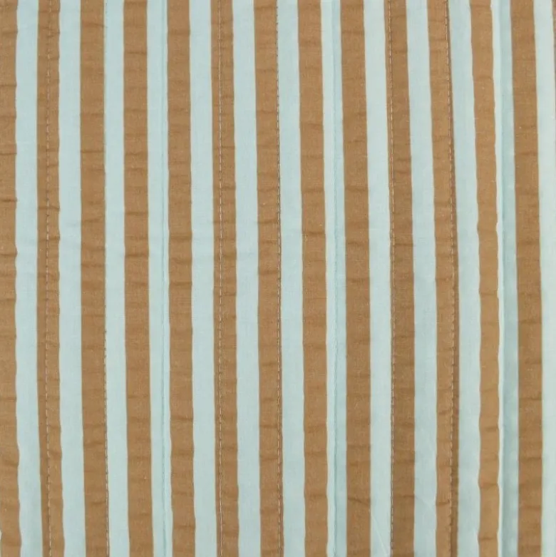 Tissu double gaze matelassé Vertical Ariella et Tom