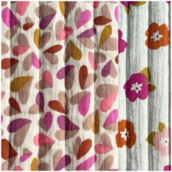 Tissu double gaze matelassé vertical Zelie et Tandem - OEKO TEX