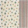 Tissu double gaze matelassé vertical Holland et Joe