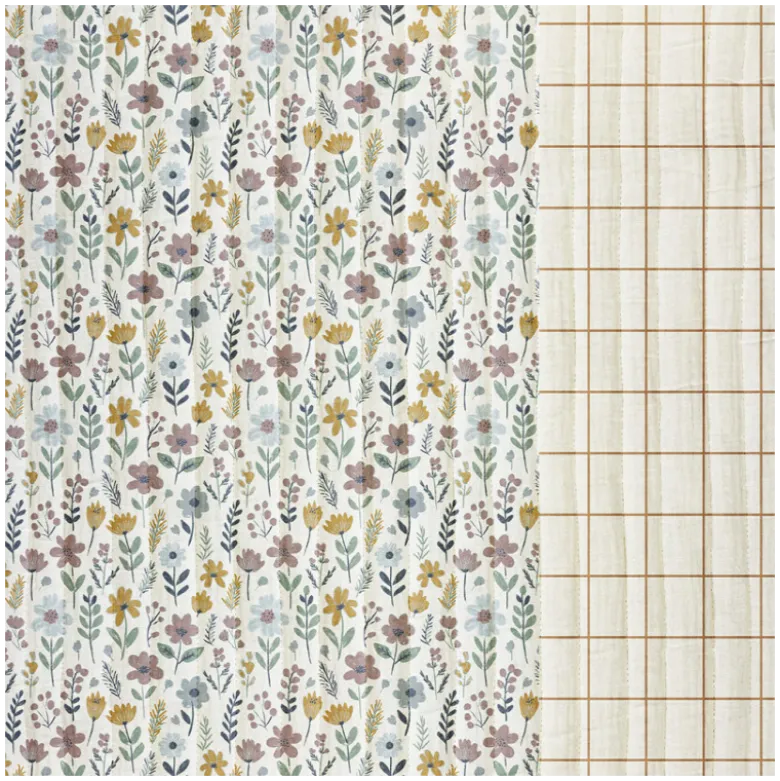 Tissu double gaze matelassé Vertical Maddy et Jacques