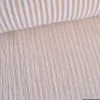 Tissu Double gaze réversible à rayures Caramel - OEKO TEX