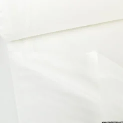 Tissu doublure d'ameublement grande largeur chintz coloris blanc