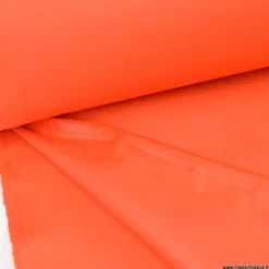 Tissu doublure d'ameublement grande largeur chintz coloris corail