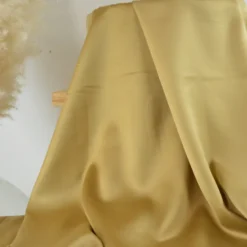Tissu doublure satin Duchesse - Doré