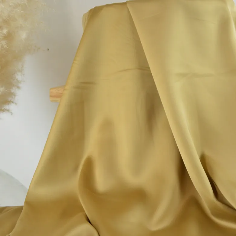 Tissu doublure satin Duchesse - Doré