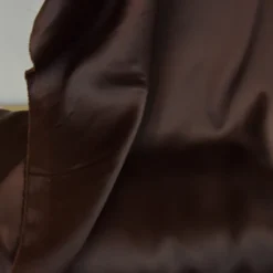 Tissu doublure satin Duchesse - Chocolat