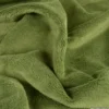 Tissu doudou ultra doux coloris vert fougère - oeko tex