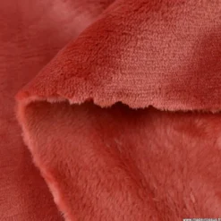 Tissu doudou ultra doux, lourd coloris Grenache - oeko tex