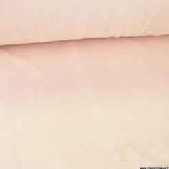 Tissu doudou ultra doux, lourd Rose poudré