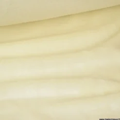 Tissu doudou ultra doux, lourd, écru