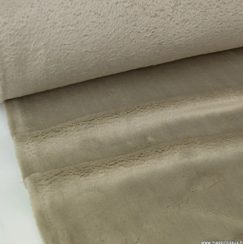 Tissu doudou ultra doux, lourd, lin
