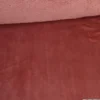 Tissu doudou ultra doux, lourd coloris Marsala - oeko tex