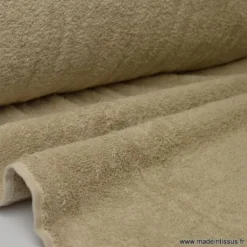 Tissu Eponge Balneo 100% coton beige - OEKO TEX