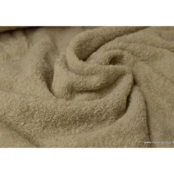 Tissu Eponge Balneo 100% coton beige - OEKO TEX
