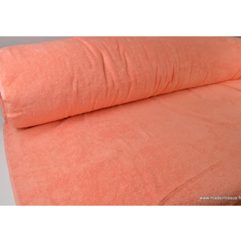 Tissu Eponge Balneo 100% coton corail - OEKO TEX
