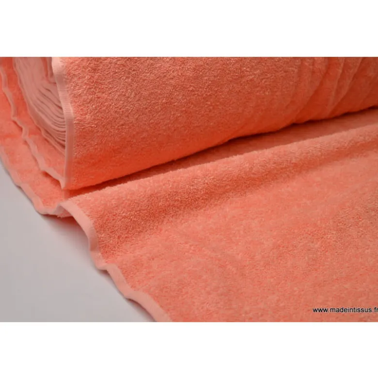 Tissu Eponge Balneo 100% coton corail - OEKO TEX
