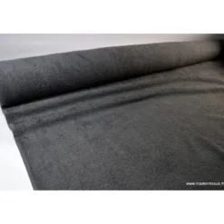 Tissu Eponge Balneo 100%coton Gris Ardoise - OEKO TEX