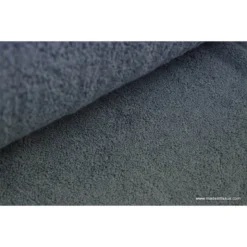 Tissu Eponge Balneo 100% coton gris anthracite - OEKO TEX