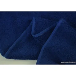 Tissu Eponge Balneo 100%coton marine - OEKO TEX