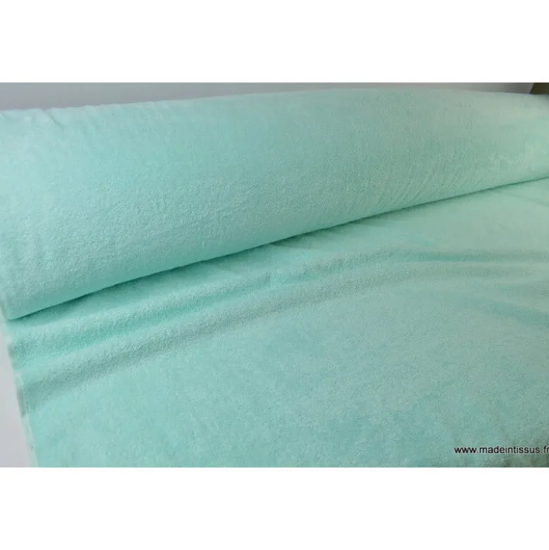 Tissu Eponge Balneo100% coton menthe - OEKO TEX