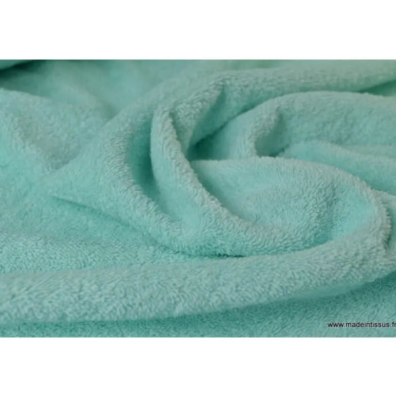 Tissu Eponge Balneo100% coton menthe - OEKO TEX