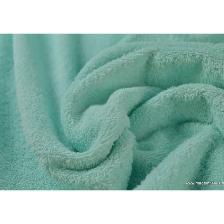 Tissu Eponge Balneo100% coton menthe - OEKO TEX