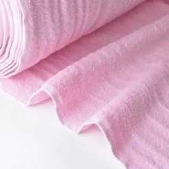 Tissu Eponge Balneo 100% coton rose- OEKO TEX