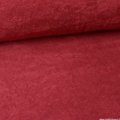 Tissu Eponge Balneo 100% coton Rouge Hermes - OEKO TEX