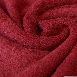 Tissu Eponge Balneo 100% coton Rouge Hermes - OEKO TEX