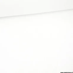 Tissu Eponge habillement blanc 100% coton - OEKO TEX