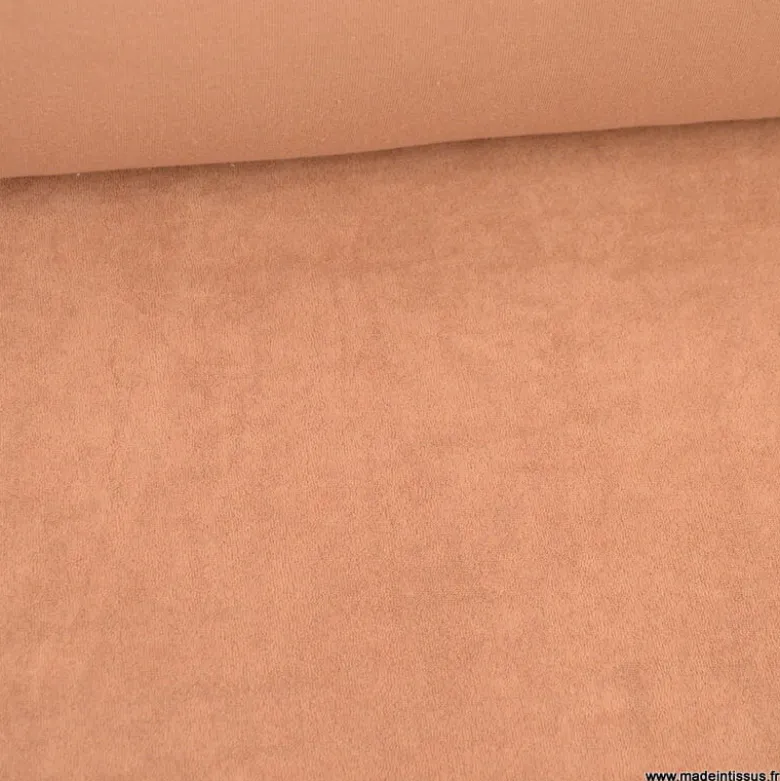 Tissu Eponge habillement cassonade 100% coton - OEKO TEX