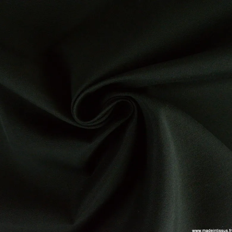 Tissu extérieur dralon teflon noir