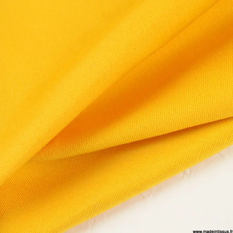 Tissu extérieur dralon teflon jaune