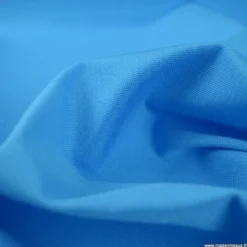 Tissu extérieur polypro bleu capri