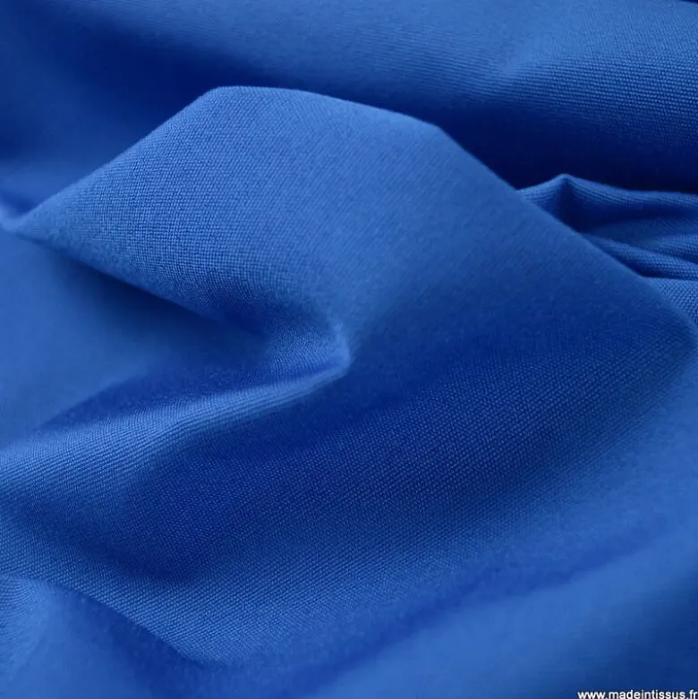 Tissu extérieur polypro bleu royal