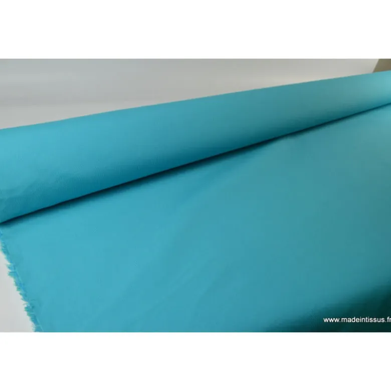 Tissu extérieur polypro fantaisie turquoise
