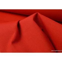 Tissu extérieur polypro fantaisie rouge